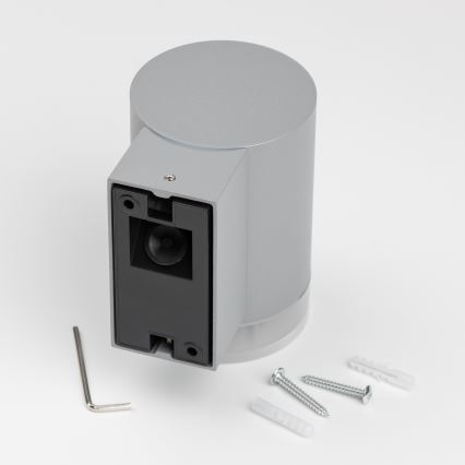 Brilagi - LED RGBW hämardatav välisseinavalgusti MATERA 1xGU10/4,8W/230V 3000K IP54 hall + kaugjuhtimispult