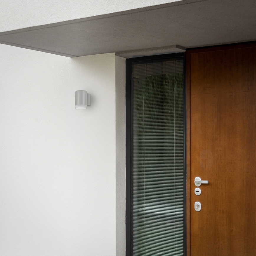 Brilagi - LED RGBW hämardatav välisseinavalgusti MATERA 1xGU10/4,8W/230V 3000K IP54 hall + kaugjuhtimispult