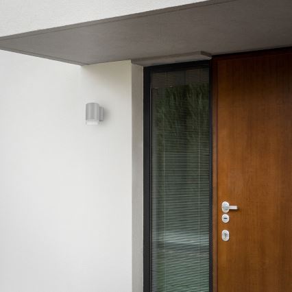 Brilagi - LED RGBW hämardatav välisseinavalgusti MATERA 1xGU10/6W/230V 3000K IP54 hall + kaugjuhtimispult