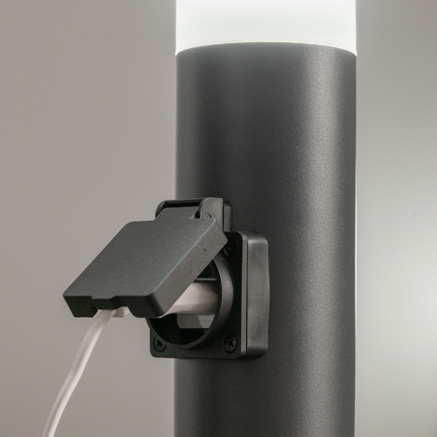 BRILAGI - LED RGBW hämardatav välisvalgusti pistikupesaga ELIA 1xE27/6,5W/230V 2700-6500K IP44 Wi-Fi 50 cm antratsiit