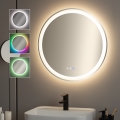 BRILAGI - LED RGBW vannitoa soojendusega peegel AVA PRO LED/18W/230V Ø 60 cm IP44 CRI 90 hämardatav + CCT