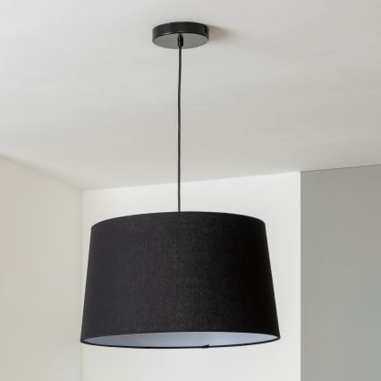 Brilagi - LED-ripatslamp CERIA, kaabliga, 1x E27/40W/230V, Ø 45 cm, must