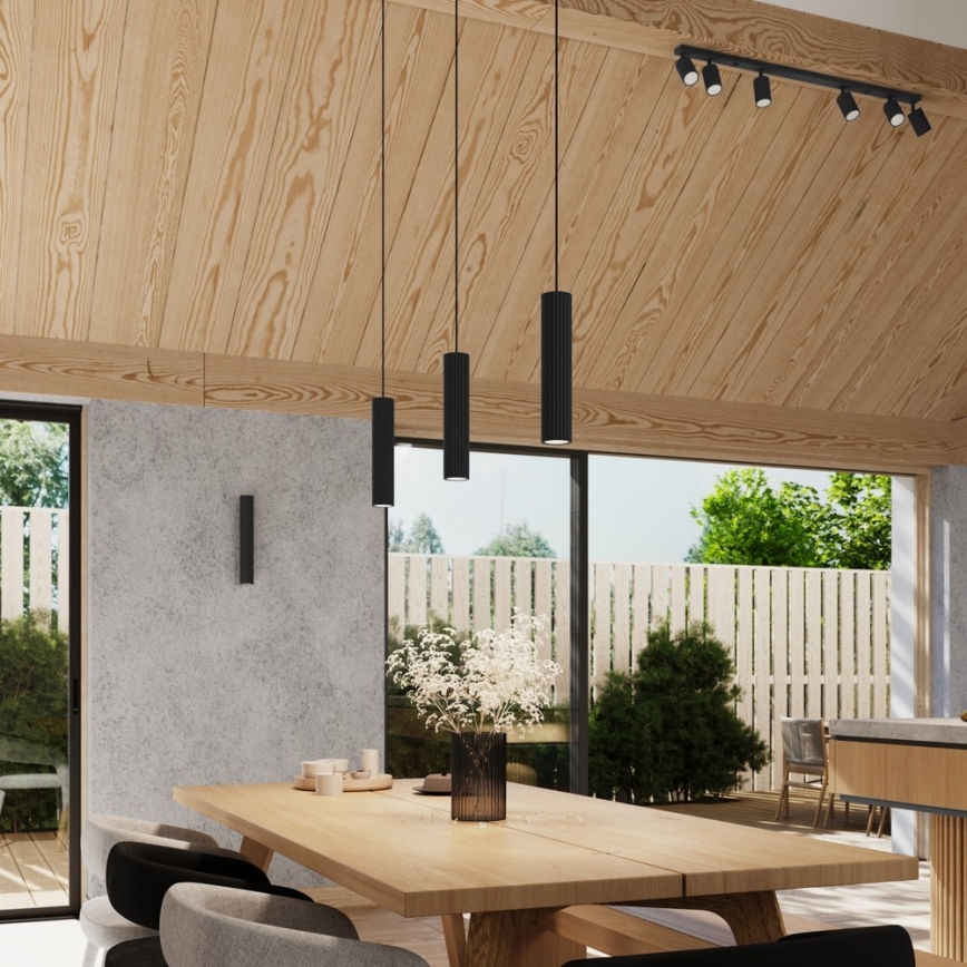 Brilagi - LED-ripplamp kaabliga CRESTO 3xGU10/10W/230V must