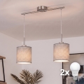 Brilagi - LED-ripplamp kaabliga NUBILA 2xE27/60W/230V, hall