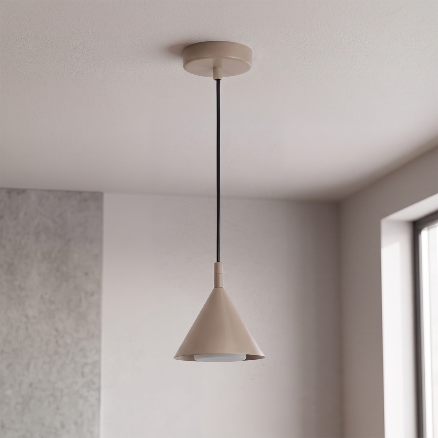 BRILAGI - LED ripplamp kaablil CONE SINGLE 1xGX53/15W/230V beež