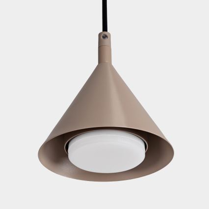 BRILAGI - LED ripplamp kaablil CONE SINGLE 1xGX53/15W/230V beež