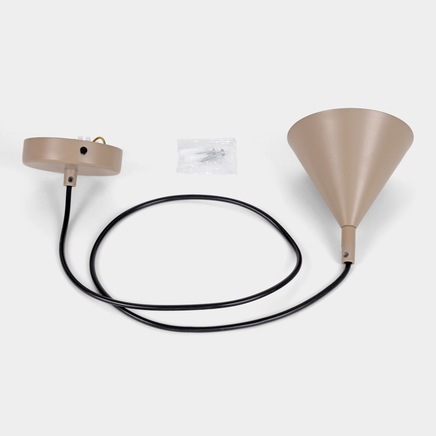 BRILAGI - LED ripplamp kaablil CONE SINGLE 1xGX53/15W/230V beež
