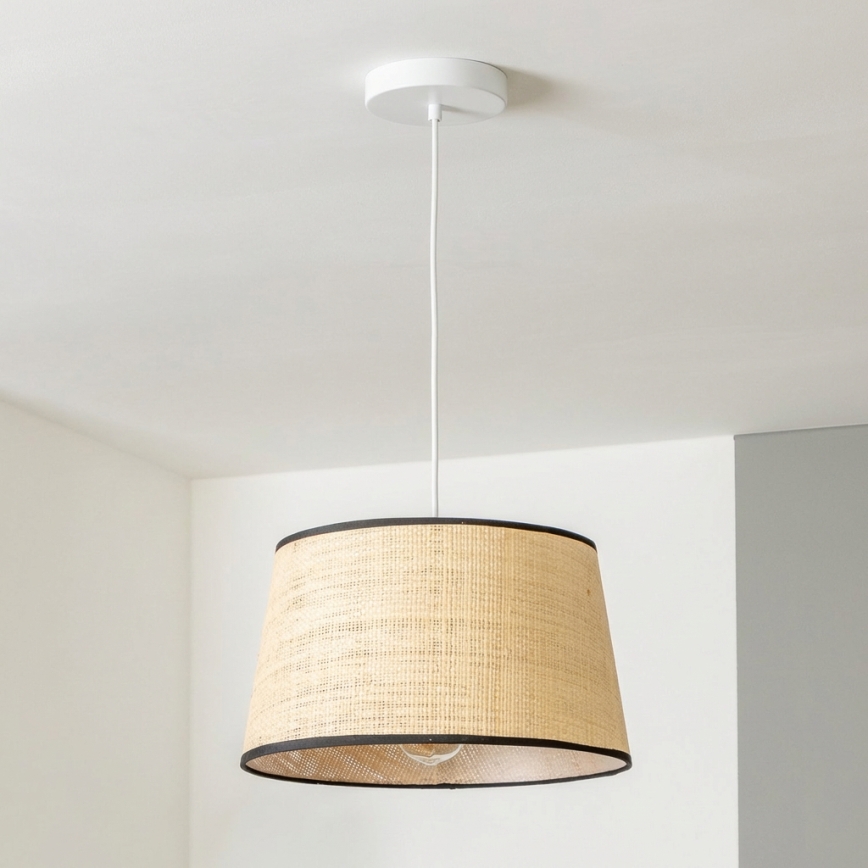 Brilagi - LED-ripplühter kaabliga CERIA 1xE27/40W/230V, läbimõõt 35 cm, beež