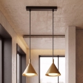 BRILAGI - LED Ripplühter kaabliga CONE DOUBLE 2xGX53/15W/230V kuldne