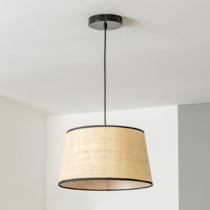 Brilagi - LED-ripplühter kaablil CERIA, 1xE27/40W/230V, Ø 35 cm, beež