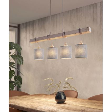 BRILAGI - LED ripplühter kaablile NUBILA 4xE27/60W/230V hall