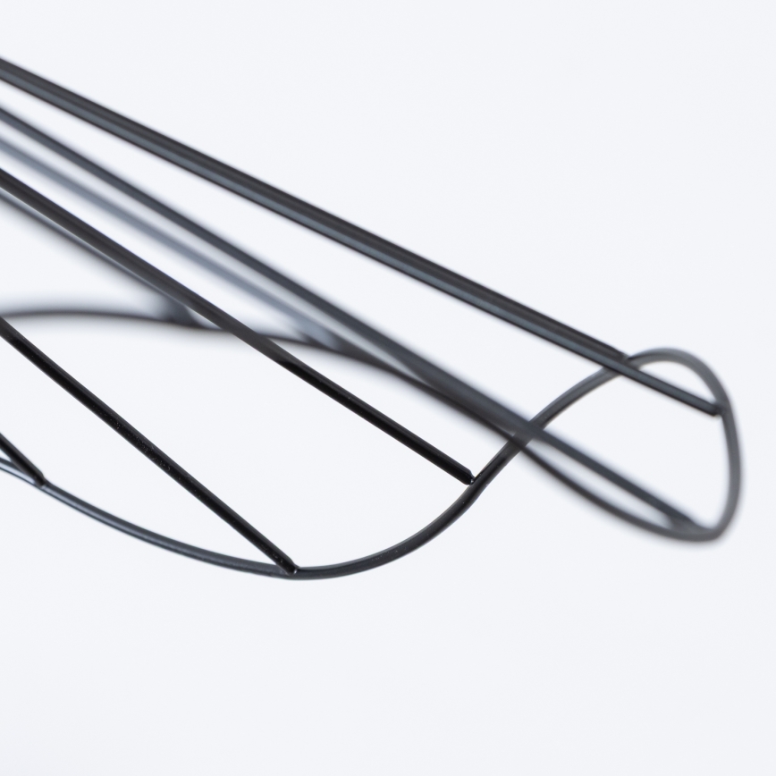 Brilagi - LED ripplühter traadiga CERIA WIRE 1xE27/40W/230V läbimõõt 60 cm must