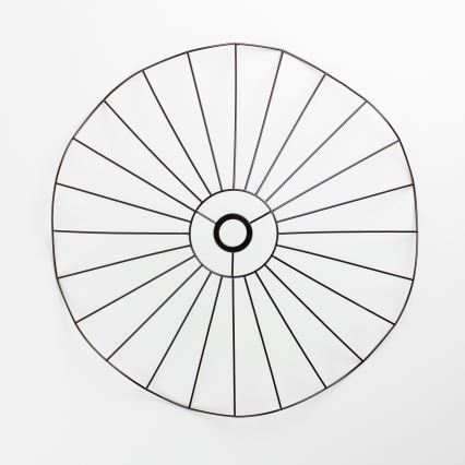 Brilagi - LED ripplühter traadiga CERIA WIRE 1xE27/40W/230V läbimõõt 60 cm must