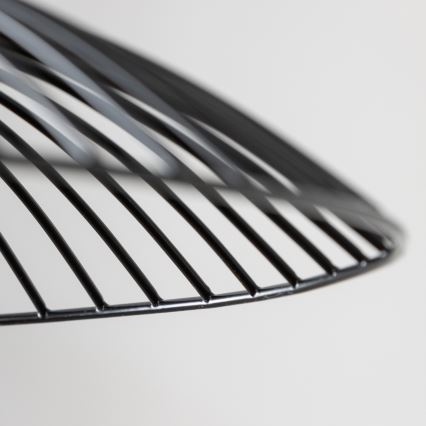 Brilagi - LED ripplühter traadil CERIA WIRE 1xE27/40W/230V läbimõõt 38 cm must