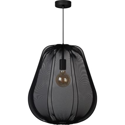 Brilagi - LED-rippvalgusti ARVEN kaabliga, 1xE27/8W/230V, Ø 37 cm, must