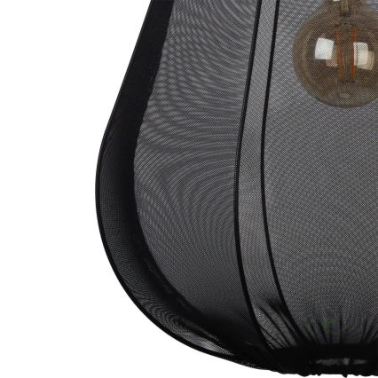 Brilagi - LED-rippvalgusti ARVEN kaabliga, 1xE27/8W/230V, Ø 37 cm, must