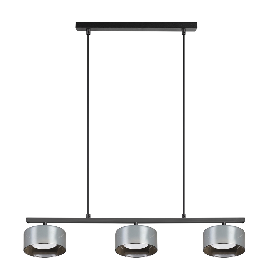 Brilagi - LED Rippvalgusti AURA LUX 3xGX53/30W/230V must/suitsune