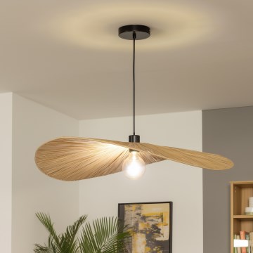 Brilagi - LED-rippvalgusti CERIA BOHO 1xE27/40W/230V Ø 80 cm rafia