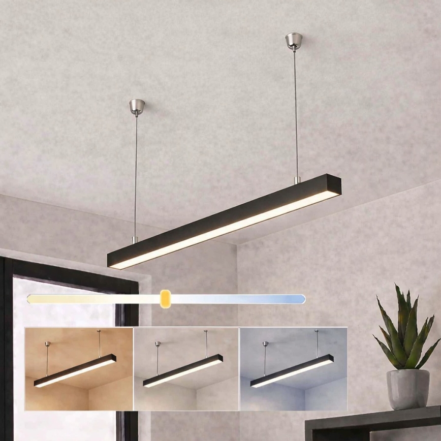 Brilagi - LED rippvalgusti FULLDAY LED/20/30/40W/230V 2700/4000/6000K 120 cm must