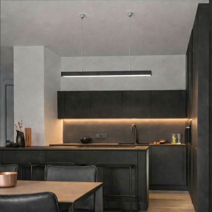 Brilagi - LED rippvalgusti FULLDAY LED/20/30/40W/230V 2700/4000/6000K 120 cm must
