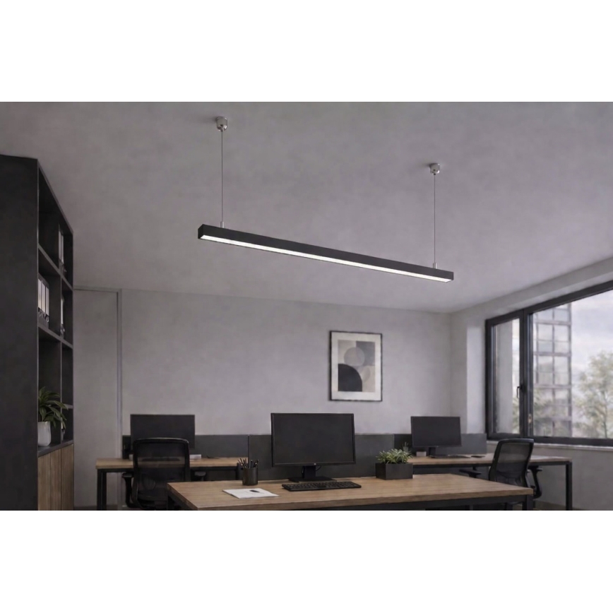 Brilagi - LED rippvalgusti FULLDAY LED/20/30/40W/230V 2700/4000/6000K 120 cm must