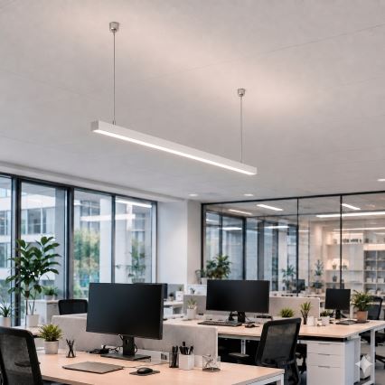 Brilagi - LED rippvalgusti FULLDAY LED/20/30/40W/230V 2700/4000/6000K 120 cm valge