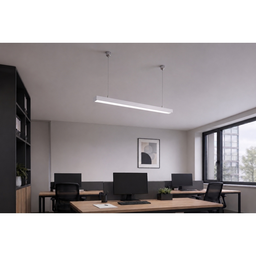 Brilagi - LED rippvalgusti FULLDAY LED/20/30/40W/230V 2700/4000/6000K 120 cm valge