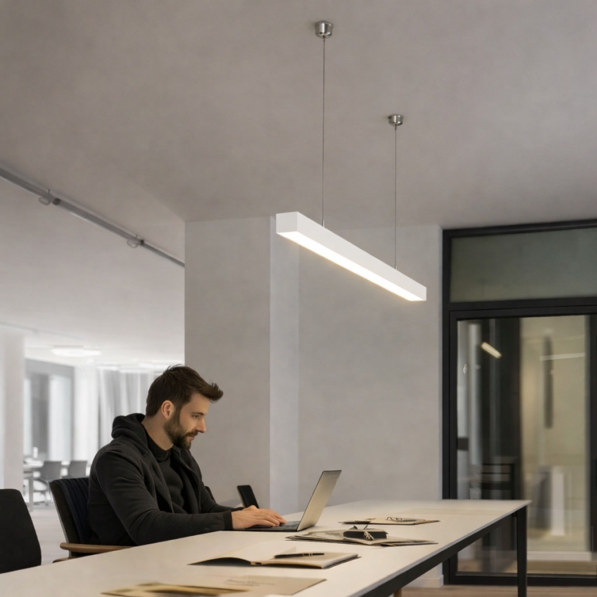 Brilagi - LED rippvalgusti FULLDAY LED/20/30/40W/230V 2700/4000/6000K 120 cm valge