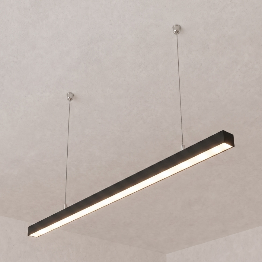 Brilagi - LED rippvalgusti FULLDAY LED/30/40/50W/230V 2700/4000/6000K 150 cm must