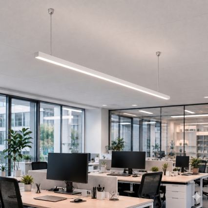 Brilagi - LED-rippvalgusti FULLDAY LED/30/40/50W/230V 2700/4000/6000K 150 cm valge