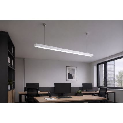Brilagi - LED-rippvalgusti FULLDAY LED/30/40/50W/230V 2700/4000/6000K 150 cm valge