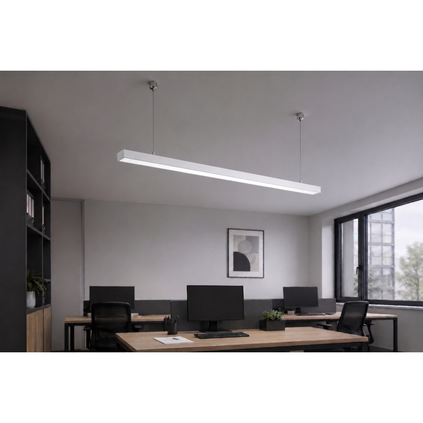 Brilagi - LED-rippvalgusti FULLDAY LED/30/40/50W/230V 2700/4000/6000K 150 cm valge
