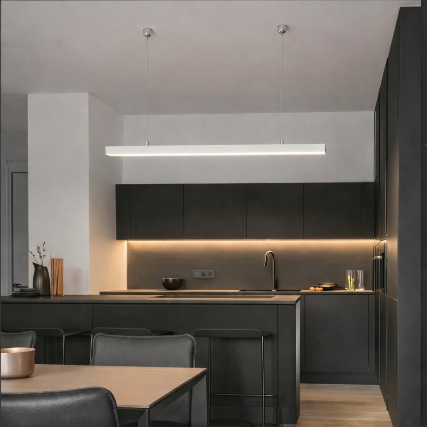 Brilagi - LED-rippvalgusti FULLDAY LED/30/40/50W/230V 2700/4000/6000K 150 cm valge