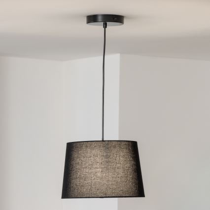 Brilagi - LED-rippvalgusti juhtmel CERIA 1xE27/40W/230V läbimõõt 30 cm must