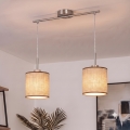 Brilagi - LED rippvalgusti juhtmel NUBILA 2xE27/60W/230V pruun