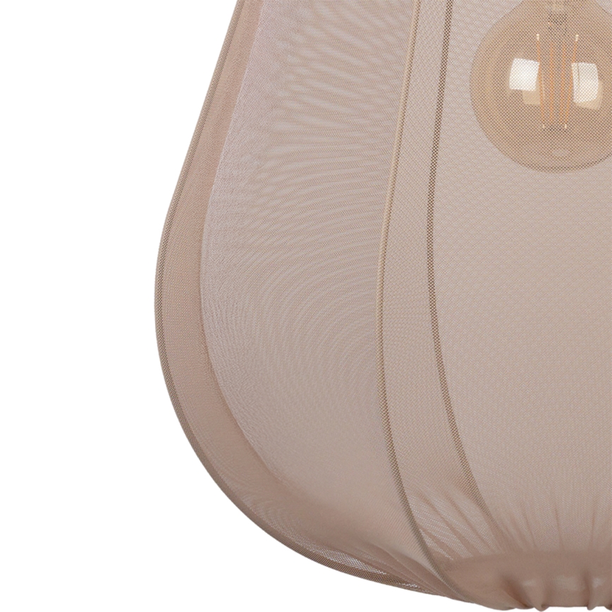 Brilagi - LED-rippvalgusti kaabliga ARVEN 1xE27/8W/230V Ø 37 cm beež