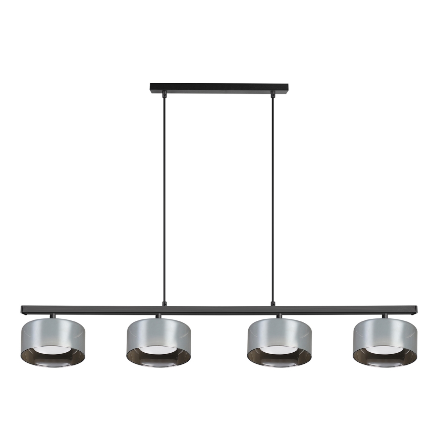 Brilagi - LED rippvalgusti kaabliga AURA LUX 4xGX53/30W/230V must/suitsune