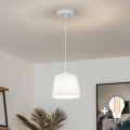 Brilagi - LED rippvalgusti kaabliga CERIA 1xE27/40W/230V läbimõõt 20,5 cm valge