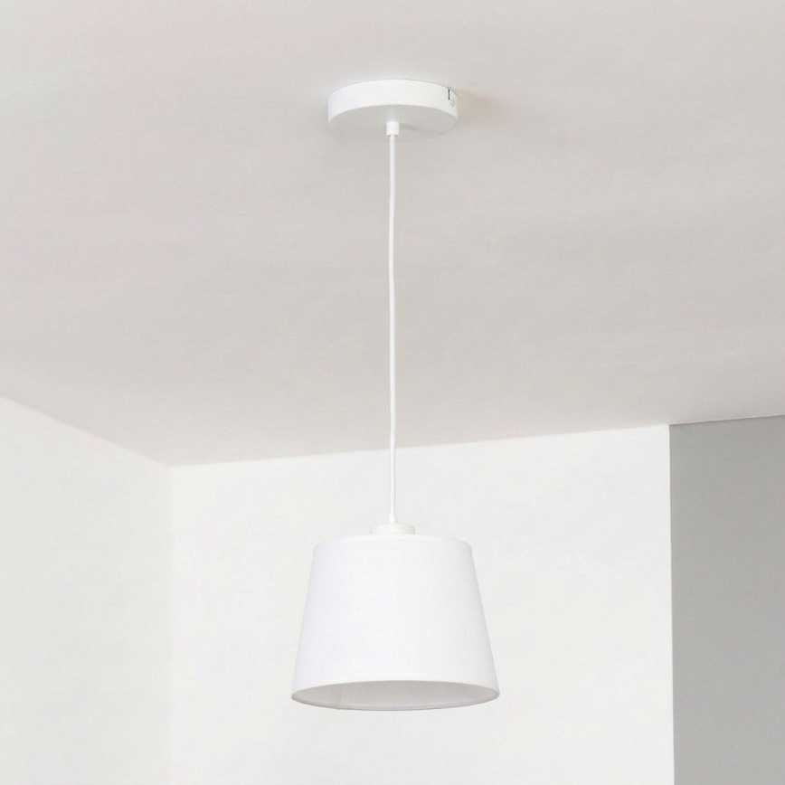 Brilagi - LED rippvalgusti kaabliga CERIA 1xE27/40W/230V läbimõõt 20,5 cm valge