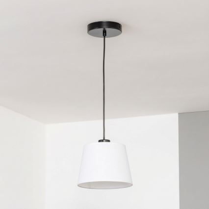 Brilagi - LED-rippvalgusti kaabliga CERIA 1xE27/40W/230V Ø 20,5 cm, valge