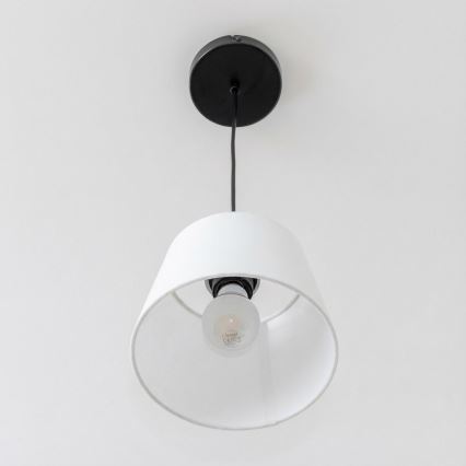 Brilagi - LED-rippvalgusti kaabliga CERIA 1xE27/40W/230V Ø 20,5 cm, valge