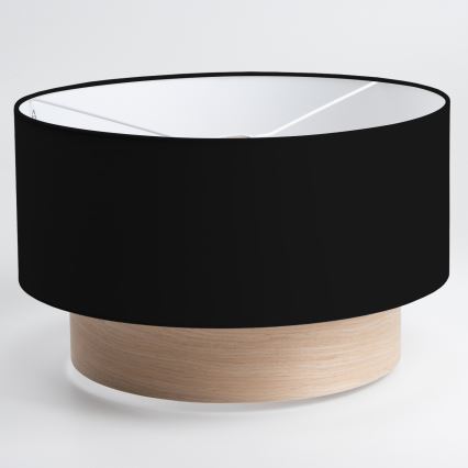 Brilagi - LED-rippvalgusti kaabliga CERIA 1xE27/40W/230V Ø 50 cm must/beež