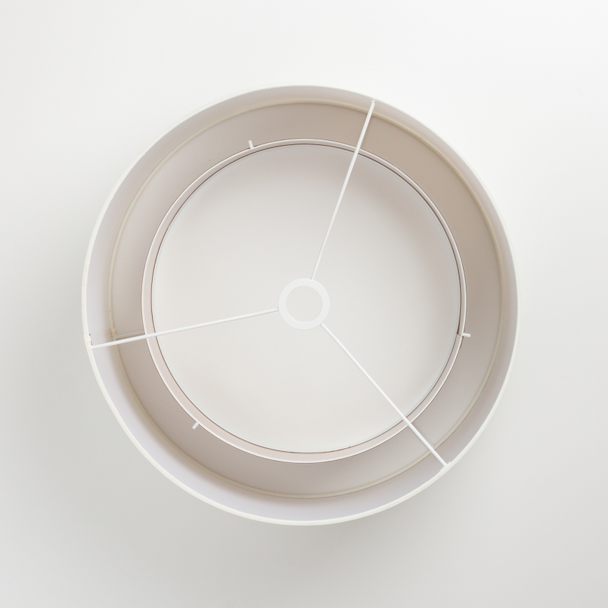 Brilagi - LED-rippvalgusti kaabliga CERIA 1xE27/40W/230V Ø 50 cm valge/beež