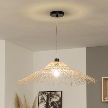 Brilagi - LED-rippvalgusti kaabliga CERIA BOHO 1xE27/40W/230V läbimõõt 100 cm bambus