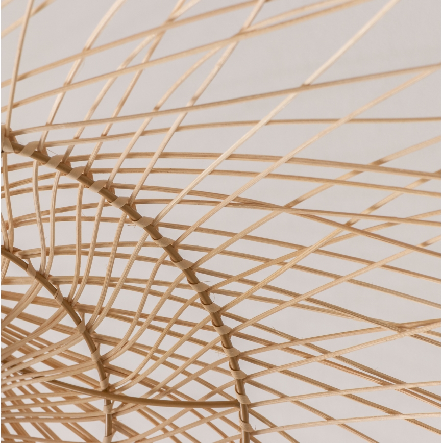 Brilagi - LED-rippvalgusti kaabliga CERIA BOHO 1xE27/40W/230V läbimõõt 100 cm bambus