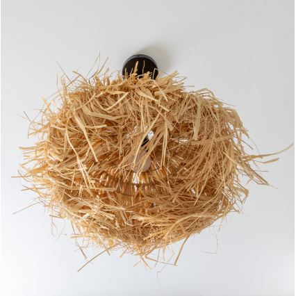 Brilagi - LED rippvalgusti kaabliga CERIA BOHO 1xE27/40W/230V, läbimõõt 40 cm, rafia