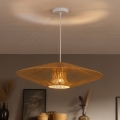 Brilagi - LED-rippvalgusti kaabliga CERIA BOHO 1xE27/40W/230V läbimõõt 70 cm valge/pruun