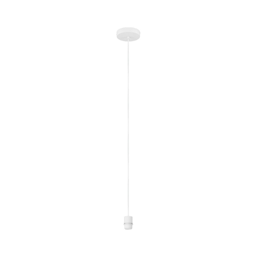 Brilagi - LED-rippvalgusti kaabliga CERIA BOHO 1xE27/40W/230V läbimõõt 70 cm valge/pruun