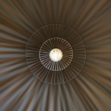 Brilagi - LED-rippvalgusti kaabliga CERIA WIRE 1xE27/40W/230V Ø 38 cm must