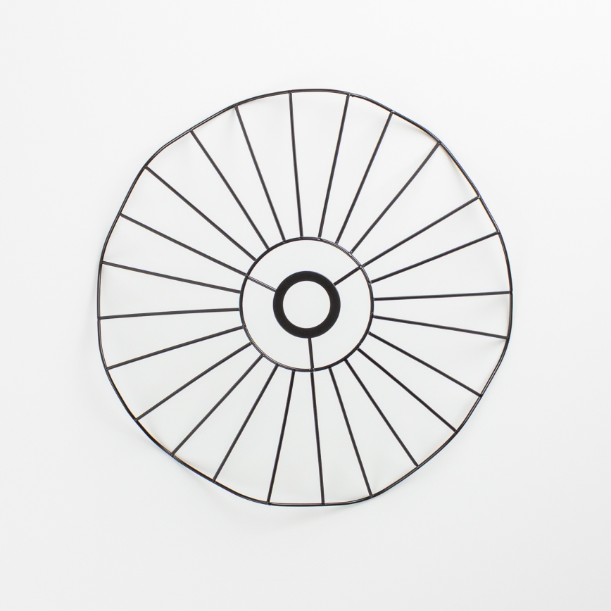 Brilagi - LED-rippvalgusti kaabliga CERIA WIRE 1xE27/40W/230V Ø 40 cm must